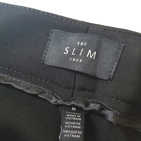 White House Black Market The Slim Crop Black Pants - Picture 4 of 5